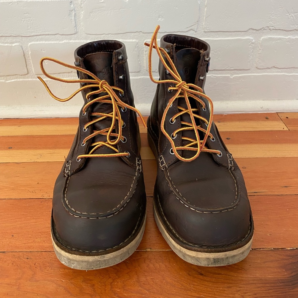Danner Bull Run 6” Moc Toe Boots / Brown - US 9.5